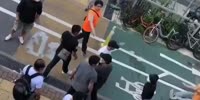 Pro Beijing supporters assaulted two pro-democracy Hongkongers who oppose the law
