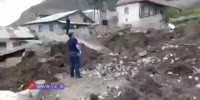 aftermath of stone running over houses