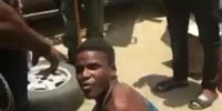 Nigerian civil police humiliate captive