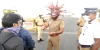 Coronavirus police in India