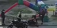 Man violently attacked at the playground