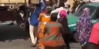Hungy mob robs food truck in Nigeria