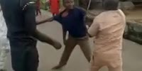 Fight over a woman in African nowhere