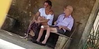 Old Man Living His Best Life with a Hooker