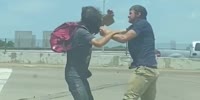 Intense Action on a Florida Road