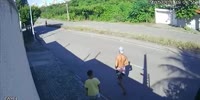 Buddy gets robbed off bicycle in Brazil