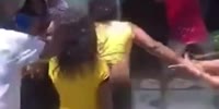 Neighbours fight in Dominican Republic