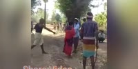 Indian girl punished for adultery by stinky villagers