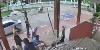 Thai Cop Breaks Ribs Falling Through Roof