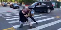 Long Haired Dude Wins a Quick Fight in NY