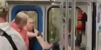 Fight in Moscow subway over mask