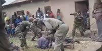 Nigerian Soldiers Punish Thieves