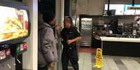SECURITY THROWS DOWN ON MCDONALD'S THUGS