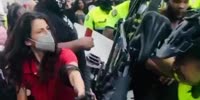 Atlanta cop attacked by rioters