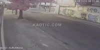 Woman hit by bus