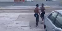Always Look Both Ways Before Running From A Fight