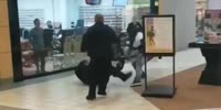 Armed black male gets tasered in the mall