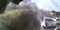 Amazing Truck Crash in Australia