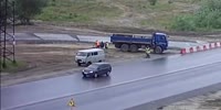 Worker Gets Run Over by Dump Truck
