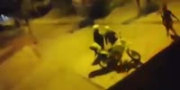 Girl Beaten by Police in Colombia