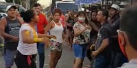 Fight At The Street Market