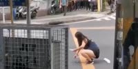 Chinese Girl Goes Mad After Losing Purse