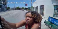 Black Lady Attacks Bus Driver in California