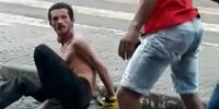 Street fight in Brazil