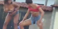 18-year-old girl punished by mother for twerking topless in public & using drugs