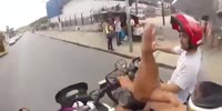Bike Stunt Goes Wrong