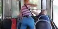 Drunk Man Picks Anger of Bus Women