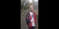 Drunk British Man Straps Firework To Head