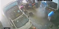 Non fatal tire explosion