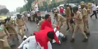 Indian Cops Beat Protesting Tractor Plant Workers