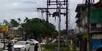 Disturbing Scene of Electrocution in India