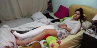 Scum Breaks Girls Leg Over a Phone in Argentina