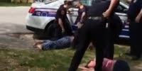Woman Knocked by police (R)