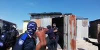 Violent eviction in South African Shithole