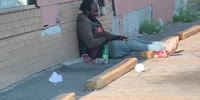 Hobo Plays With His Thing in Public