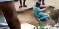 Soldier Beats Up An Elderly Man In Aba For Mistakenly Stepping On His Shoe.
