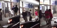 THUG FIGHT GOES BAD WITH A BROOM STICK