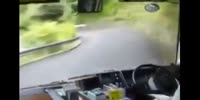 Crazy Bus Driver Scares Passengers to Shit