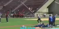Majormegabizzarro, breaks his ass, practicing for the olympics