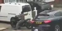 A bloke try's to Steel a Motorbike in South East London area