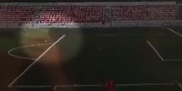 WTF: lightning strikes soccer player