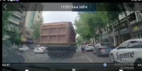 Rider Gets Flattened by Truck