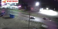 Pedestrian Fatally Struck on Night Road in Russia