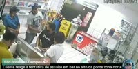 Cafeteria Clients Ruin Robbery In Brazil