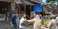 Indian Police Beat Maskless Vendor With Sticks