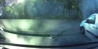 Speeding Biker Destroys Himself